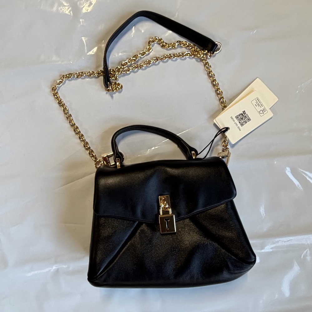 Ted Baker London Mini Poppy Satchel Top Handle Bag With Crossbody Chain - Picture 3 of 5